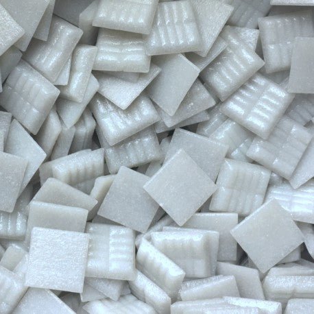 Mosaico di vetro Murano 20mm grigio chiaro