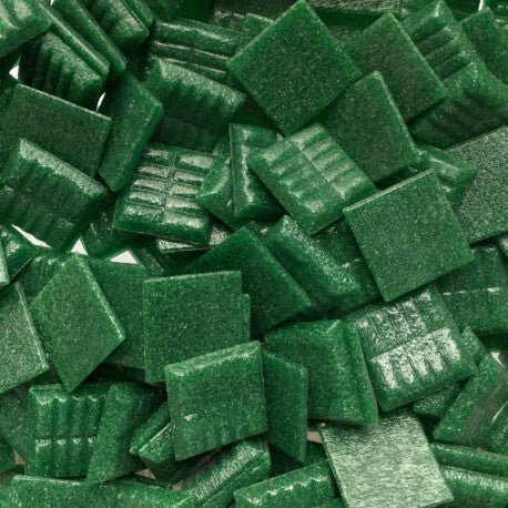 Verre Mosaique - glass mosaic -Glasmosaik-glasmozaïek-Glasmozaiek Murano 20mm Mosgroen - mosaicshop