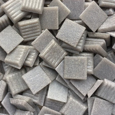 Murano Glass Mosaic 20mm  Smokey Grey