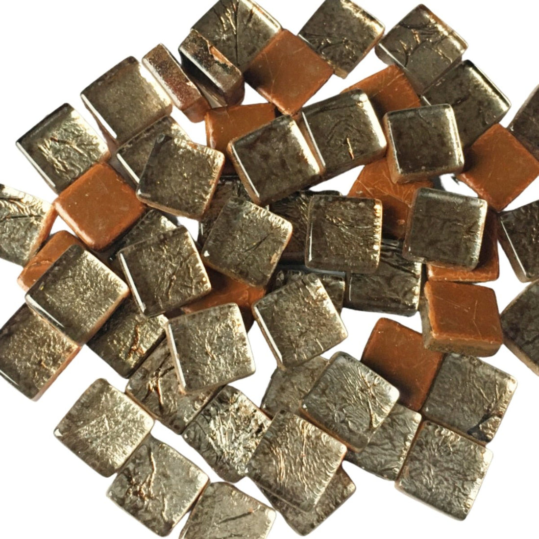 Verre Mosaique - glass mosaic -Glasmosaik-glasmozaïek-Glasmozaiek Spiegel 10mm Tin - mosaicshop