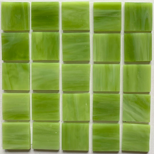 Glacier Tiffany Glass Mosaic 20mm  Green Tea