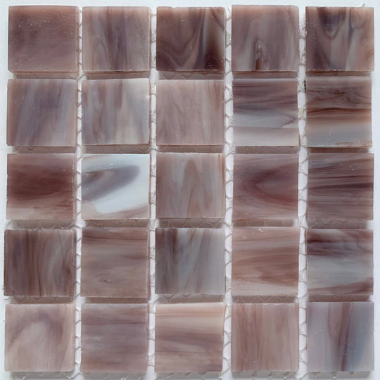 Glacier Tiffany Glass Mosaic 20mm  Violet
