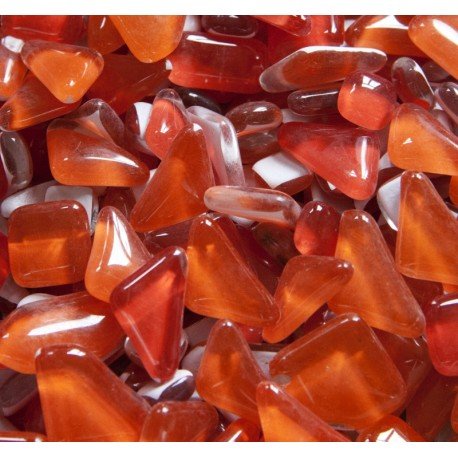 Verre Mosaique - glass mosaic -Glasmosaik-glasmozaïek-Glaspuzzels Oranjemix - mosaicshop