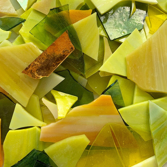 Frammenti di vetro Limone