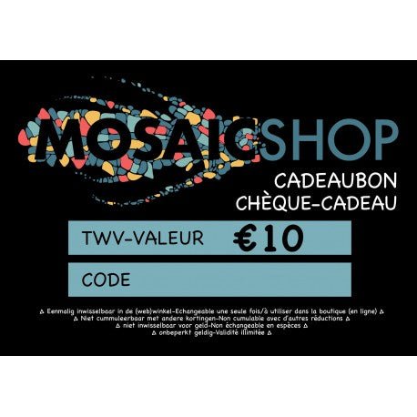 Chèque cadeau 10 euro