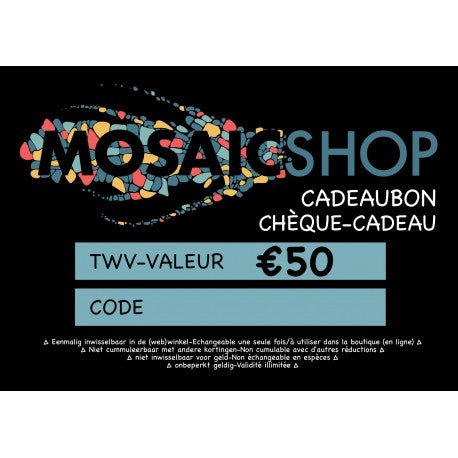 Chèque cadeau 50 euro