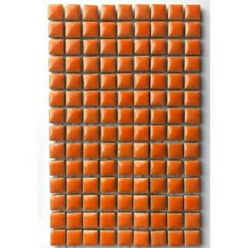 Verre Mosaique - glass mosaic -Glasmosaik-glasmozaïek-Keramiek 10mm Oranje - mosaicshop