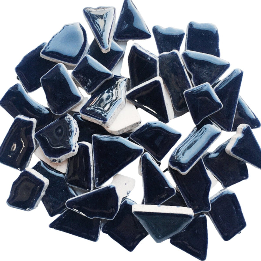 Verre Mosaique - glass mosaic -Glasmosaik-glasmozaïek-Keramische Puzzels Indigo - mosaicshop