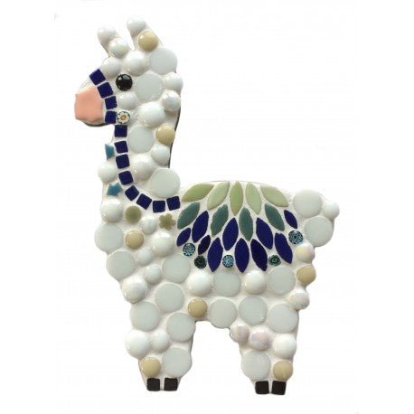 Verre Mosaique - glass mosaic -Glasmosaik-glasmozaïek-Lama Blauw - mosaicshop