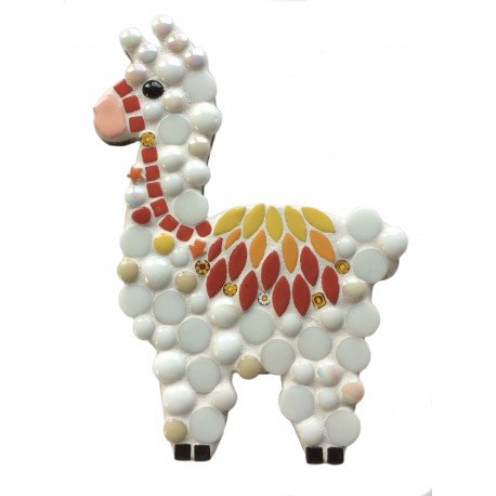 Verre Mosaique - glass mosaic -Glasmosaik-glasmozaïek-Lama Rood - mosaicshop