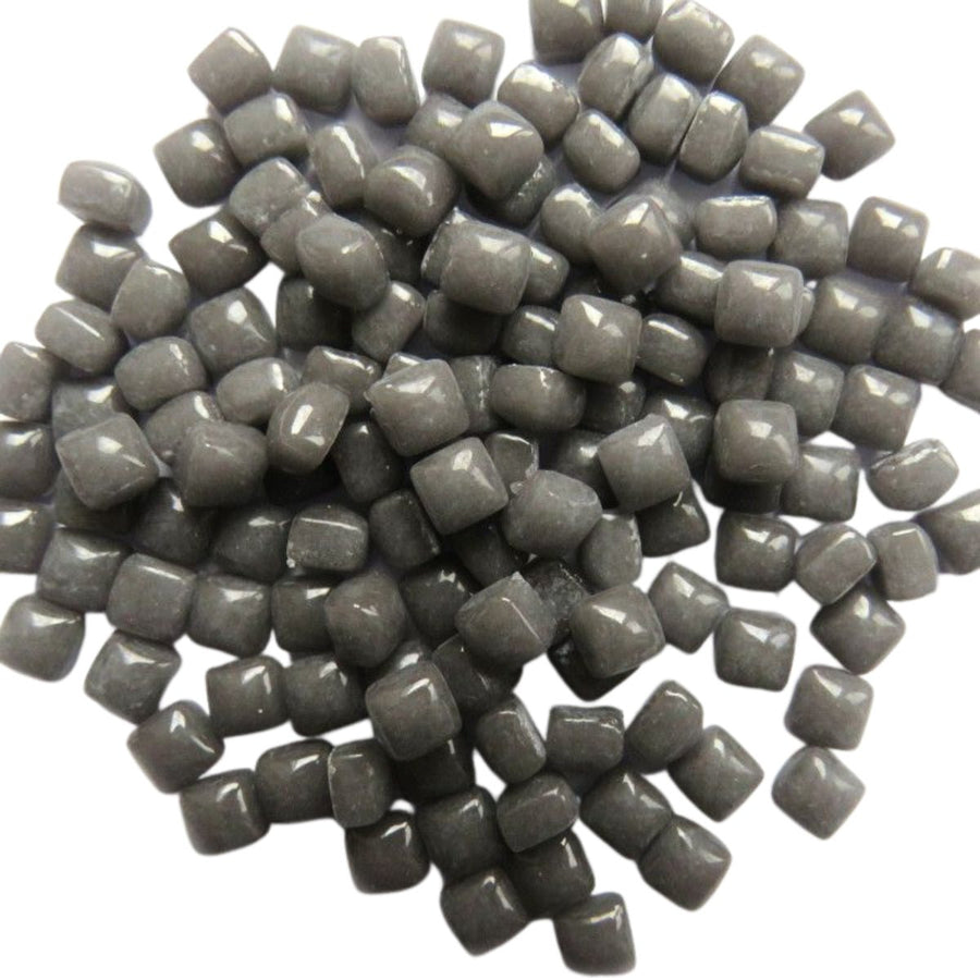 Verre Mosaique - glass mosaic -Glasmosaik-glasmozaïek-Micro Glasmozaiek 4,8mm Donkergrijs - mosaicshop