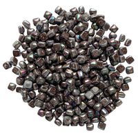 Verre Mosaique - glass mosaic -Glasmosaik-glasmozaïek-Micro Glasmozaiek 4,8mm Parelmoer Donkere Chocolade - mosaicshop