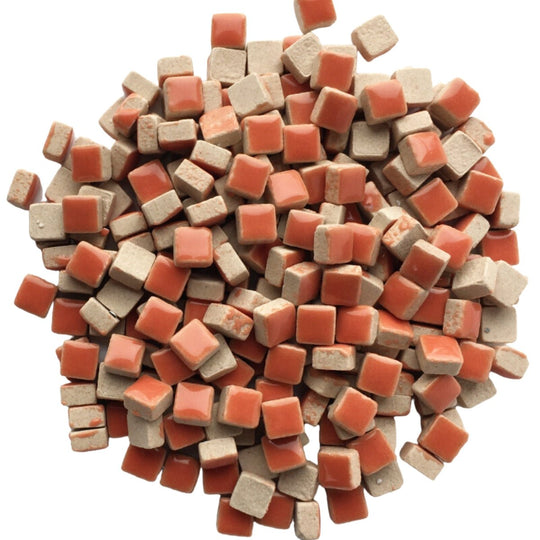 Micro Keramiksteine 5mm  Korallenrot