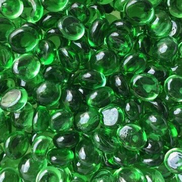 Verre Mosaique - glass mosaic -Glasmosaik-glasmozaïek-Mini Glasdruppels 9-13mm Kristalgroen - mosaicshop