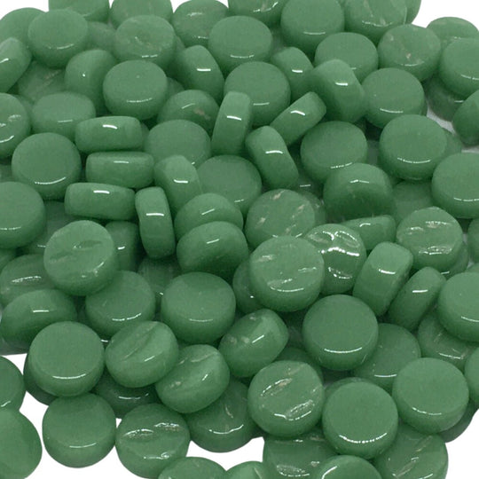 Mini Pastilles De Verre 8mm Rosée Verte