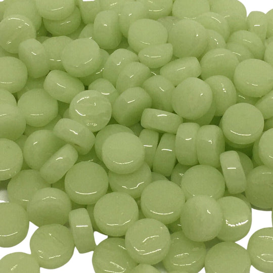 Mini Pastilles De Verre 8mm Vert Clair