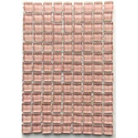 Verre Mosaique - glass mosaic -Glasmosaik-glasmozaïek-Murrini 10mm Lichtroze - mosaicshop