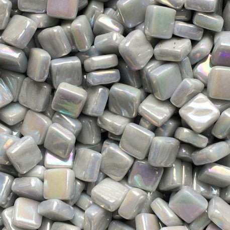 Ottomano Parelmoer 8mm Lichtgrijs