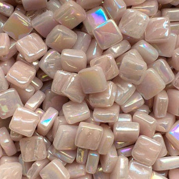 Verre Mosaique - glass mosaic -Glasmosaik-glasmozaïek-Ottoman Parelmoer 8mm Lichtroze - mosaicshop