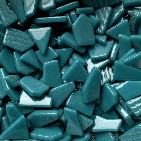 Ottoman Puzzle Ciano Scuro