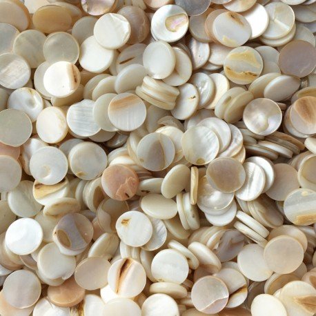 Conchiglia Madreperla Rotonda 10mm