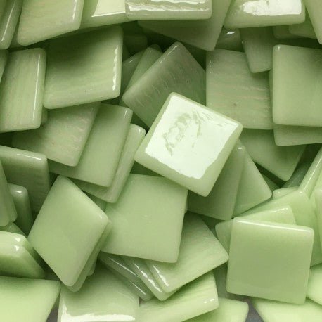 Pâtes De Verre 25mm Vert Clair