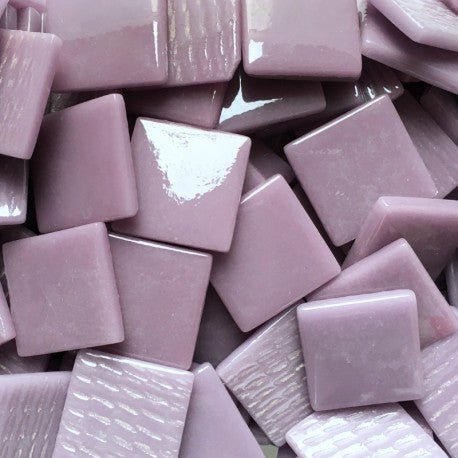 Verre Mosaique - glass mosaic -Glasmosaik-glasmozaïek-Pâte de Verre 25mm Lila - mosaicshop