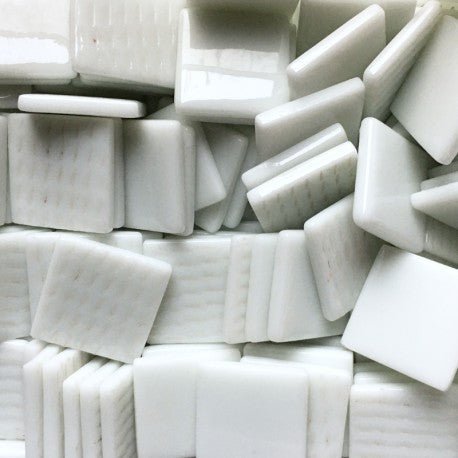 Pâte de Verre 25mm Opal White