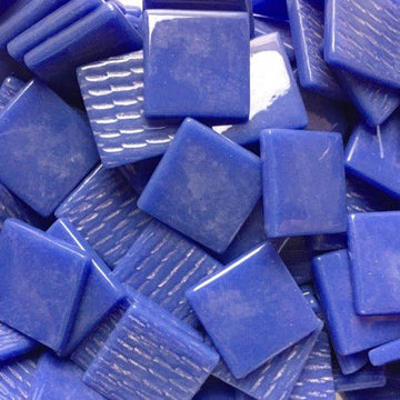 Verre Mosaique - glass mosaic -Glasmosaik-glasmozaïek-Pâte de Verre 25mm Warmblauw - mosaicshop