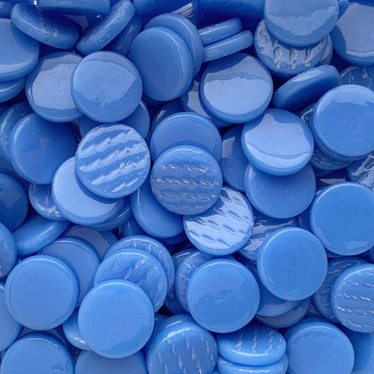 Pastilles De Verre 18mm Bleu