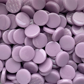 Verre Mosaique - glass mosaic -Glasmosaik-glasmozaïek-Ronde Glastegel 18mm Lila - mosaicshop