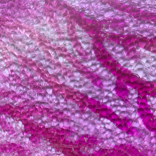 Safety Glas  Marbled Pink