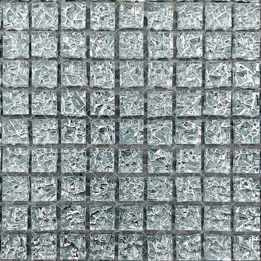 Verre Mosaique - glass mosaic -Glasmosaik-glasmozaïek-Spiegel Textuur 15mm - mosaicshop