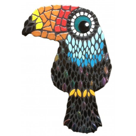 Verre Mosaique - glass mosaic -Glasmosaik-glasmozaïek-Toekan - mosaicshop