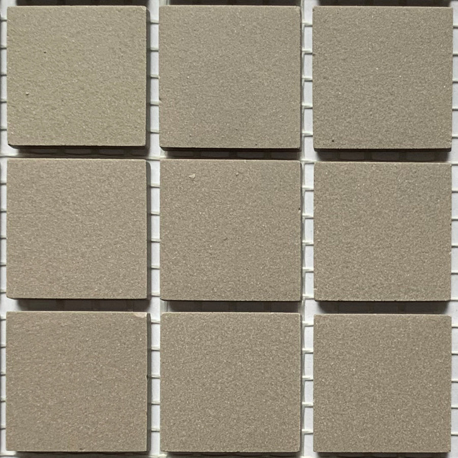 Winckelmans Gris – tessere di mosaico opache da 20x20 mm su rete