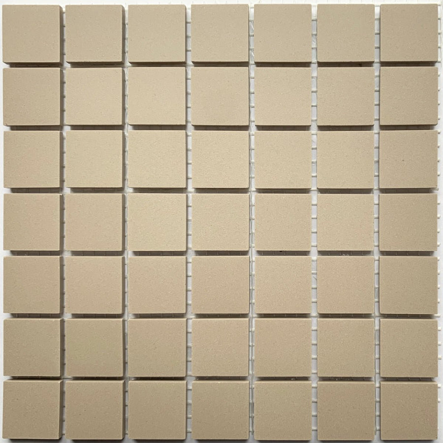 Winckelmans Linen – tessere di mosaico opache da 20x20 mm su rete