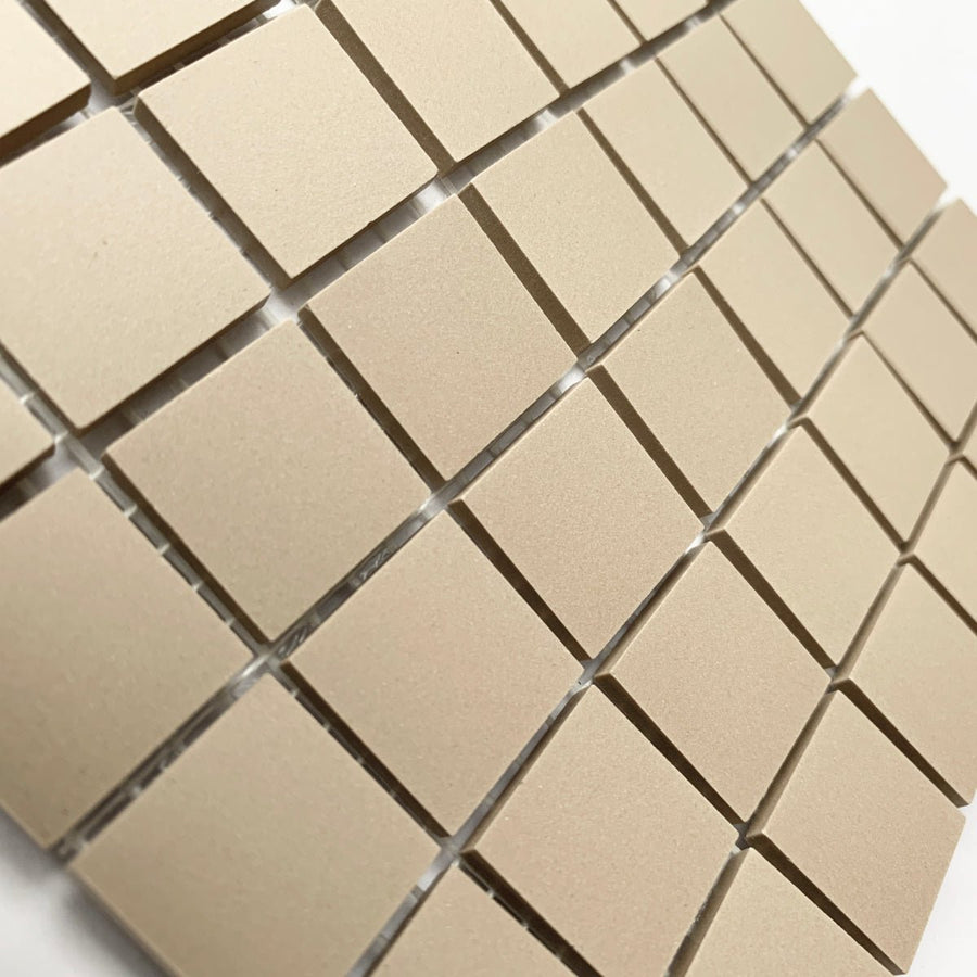 Winckelmans Linen – tessere di mosaico opache da 20x20 mm su rete